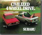 1978年発行 ”civilezed 4wheel drive” カタログ
